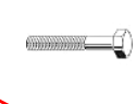 7/16-14 by 5-1/2-inch Grade 8 hex-head cap screw